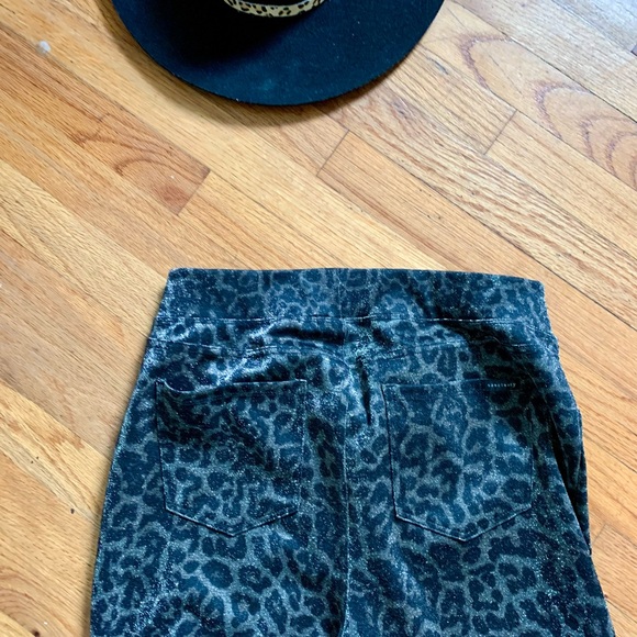 Sanctuary for Anthropologie Runway Shimmer Leopard Leggings - Picture 12 of 13